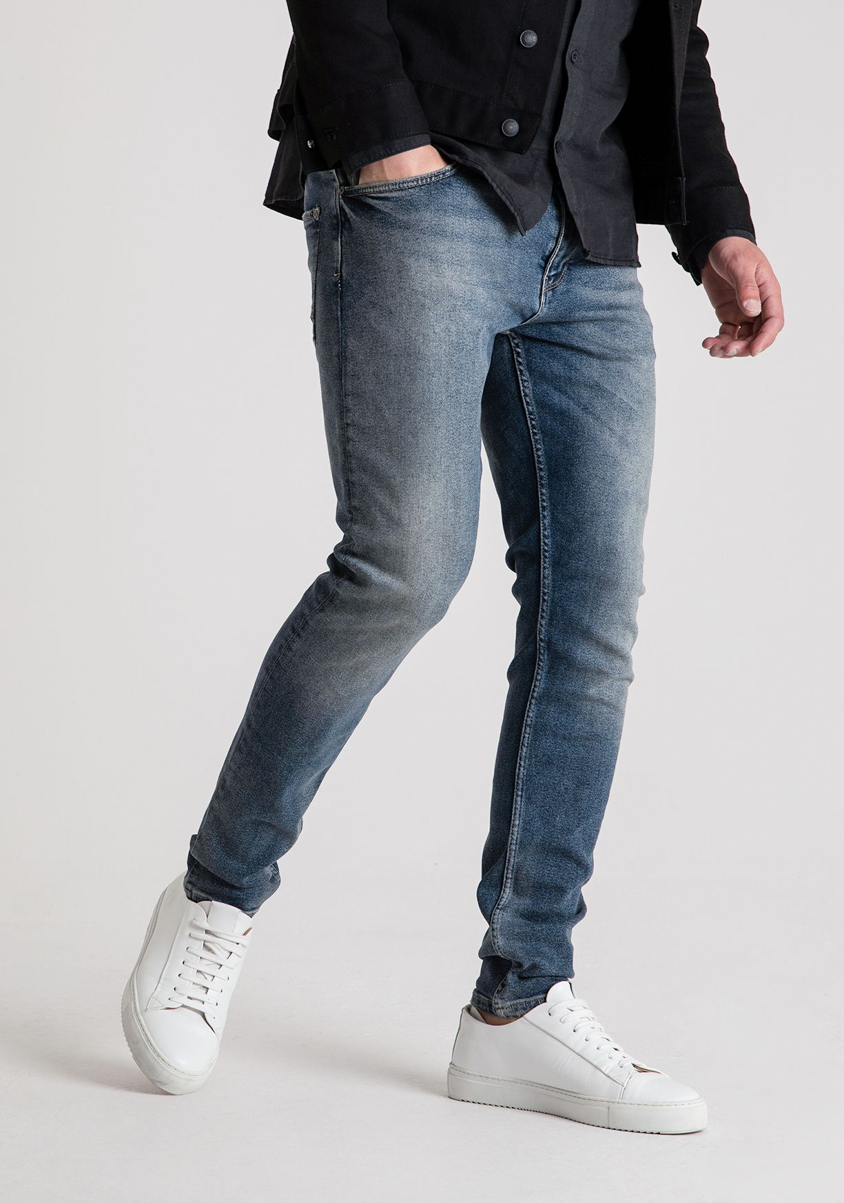 Purewhite THE JACK Jeans - Score