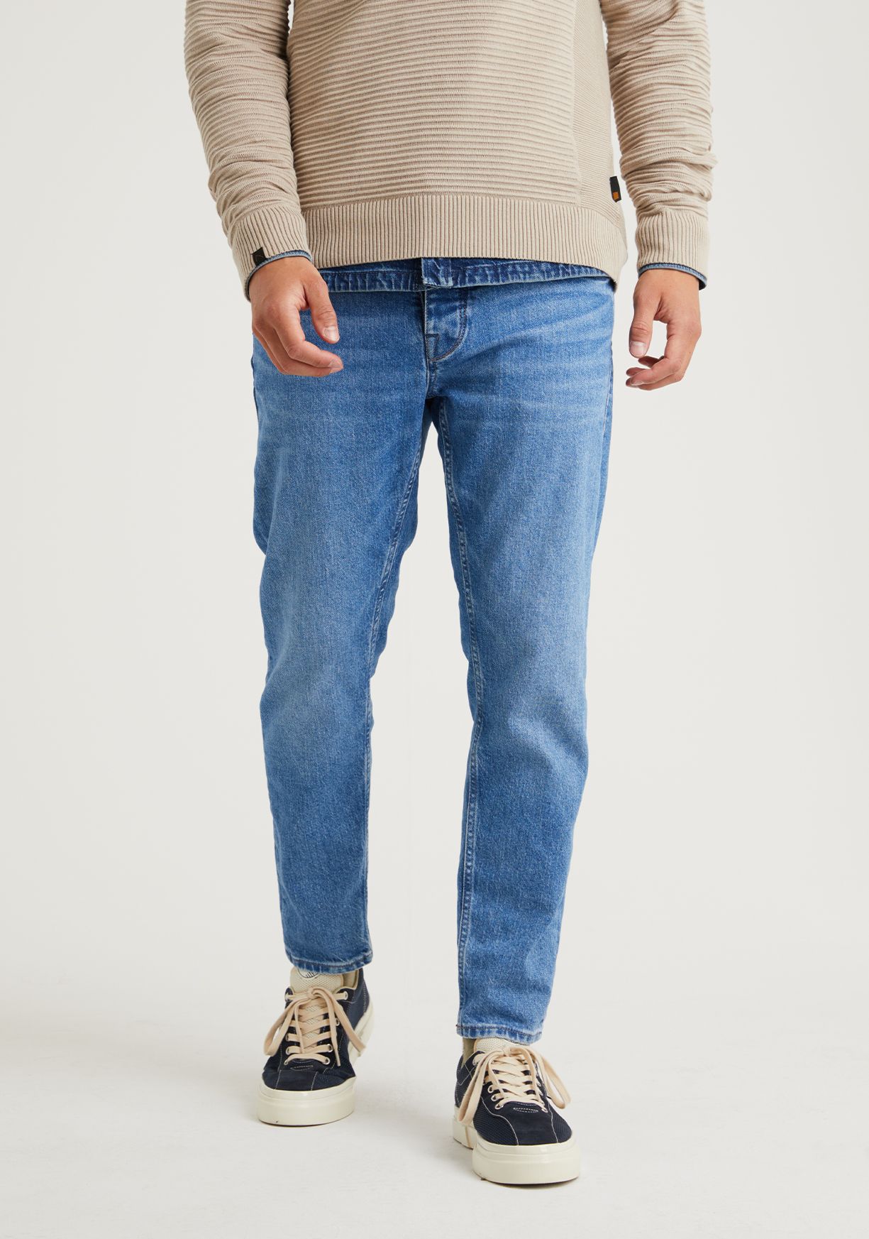 Pepe Jeans Denim Callen Crop Tapered Fit Jeans Voor in het Blauw voor heren Heren Kleding voor voor Jeans voor Tapered jeans 
