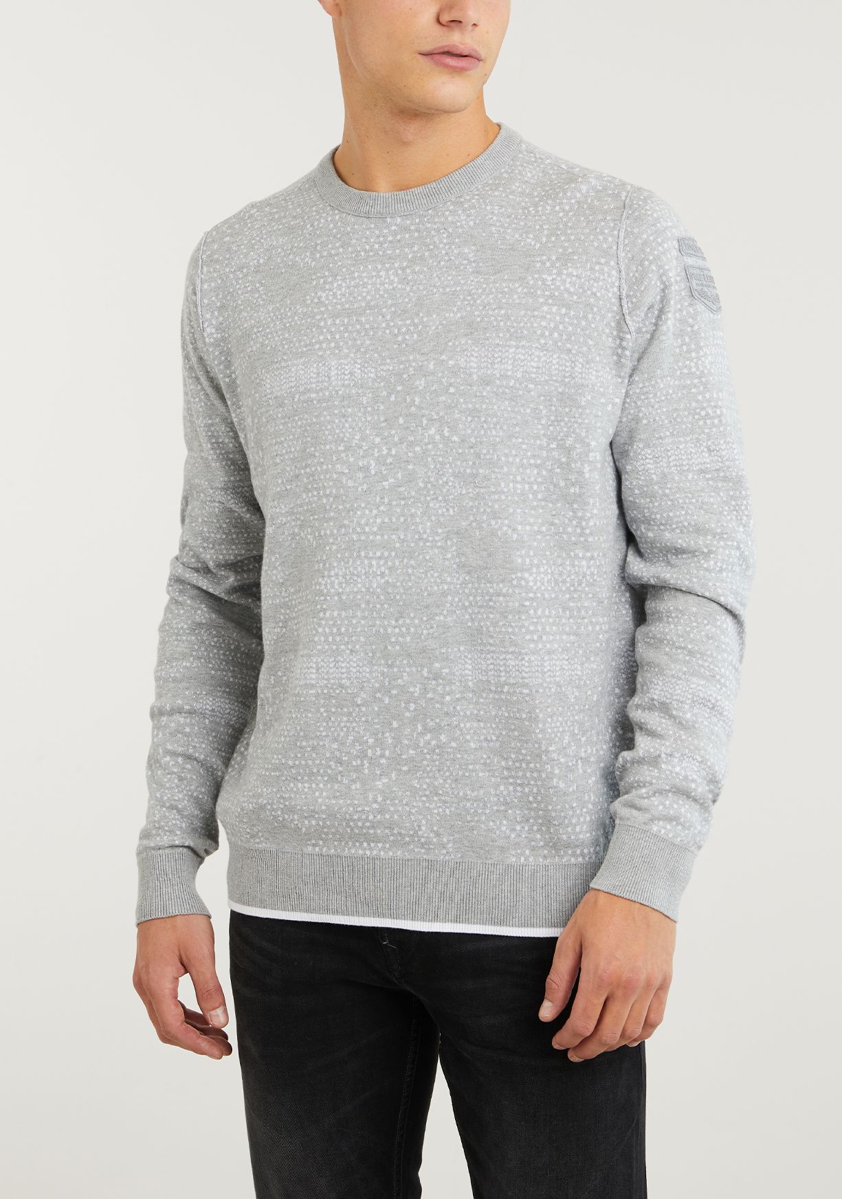 PME Legend CREWNECK COTTON JACQUARD 
