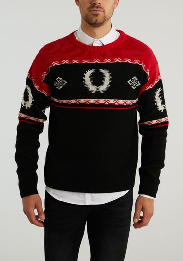 Fred Perry Fair Isle Crew Neck