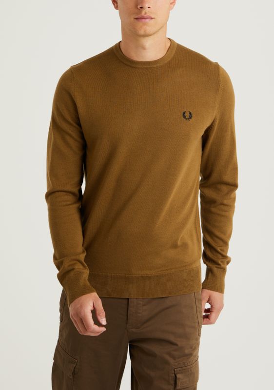 open haard passend Controle Fred Perry Classic Crew Jumper Truien - Score BE