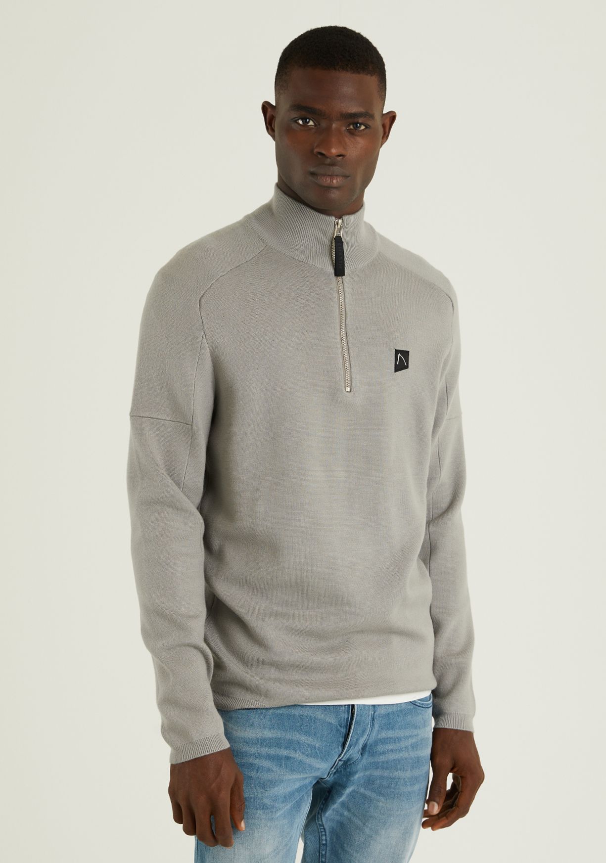 Half sale zip knitwear