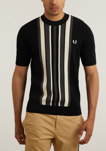 Fred Perry Striped Knitted