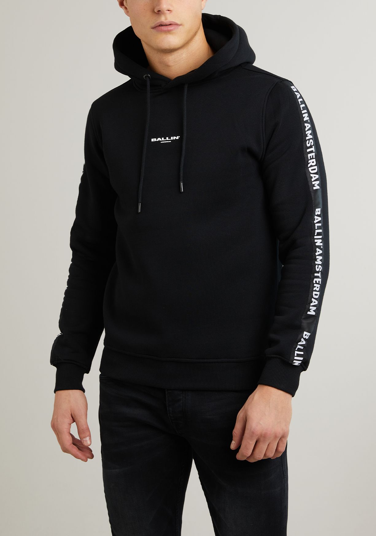 Purewhite BALLIN TAPE HOODIE Sweaters - Score