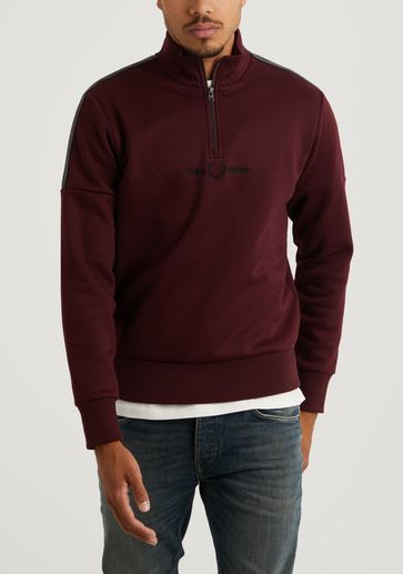 Fred Perry Taped Sleeve Halfzip