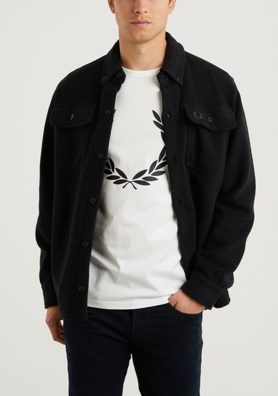 Fred Perry Reverse Fleece Overs Shirts lange mouw Score