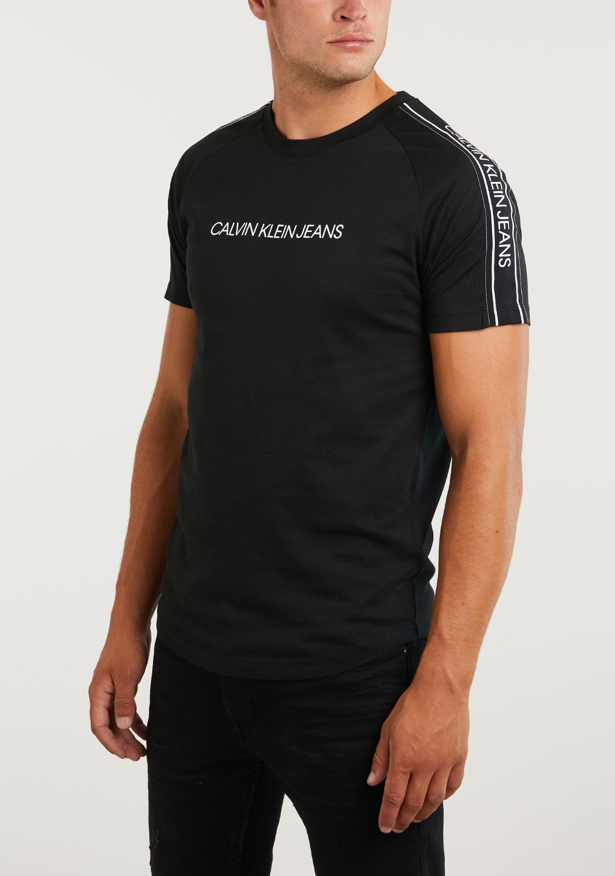 Calvin Klein LOGO TAPE SHOULDER T-Shirts - Score