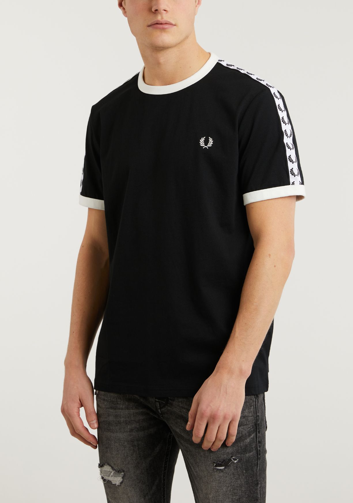Fred Perry Taped Ringer T-Shirts - Score