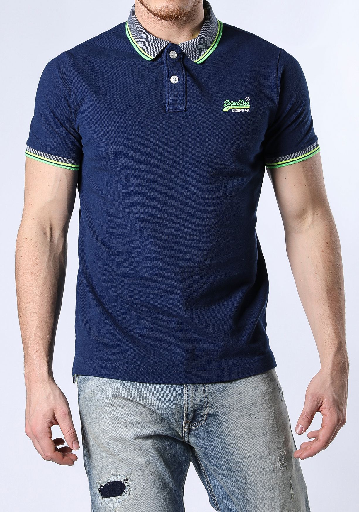 superdry collar t shirt