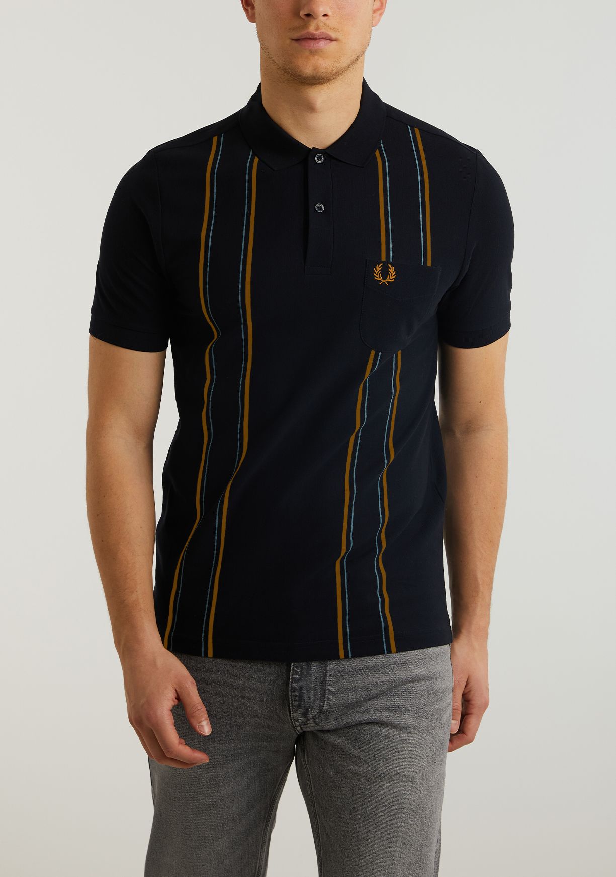 t shirt branca fred perry