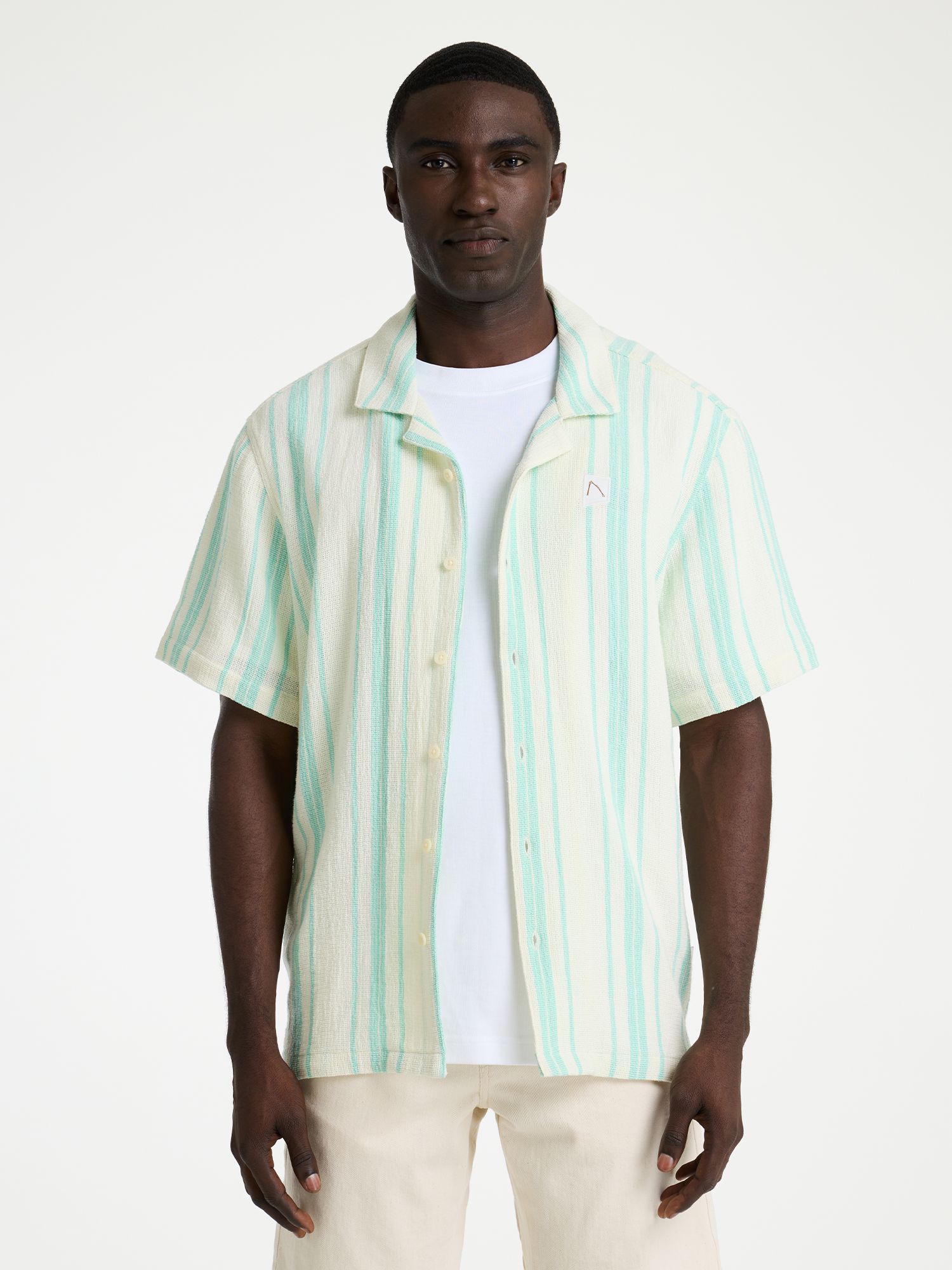 CHASIN' Shirts korte mouw Doby Stripe
