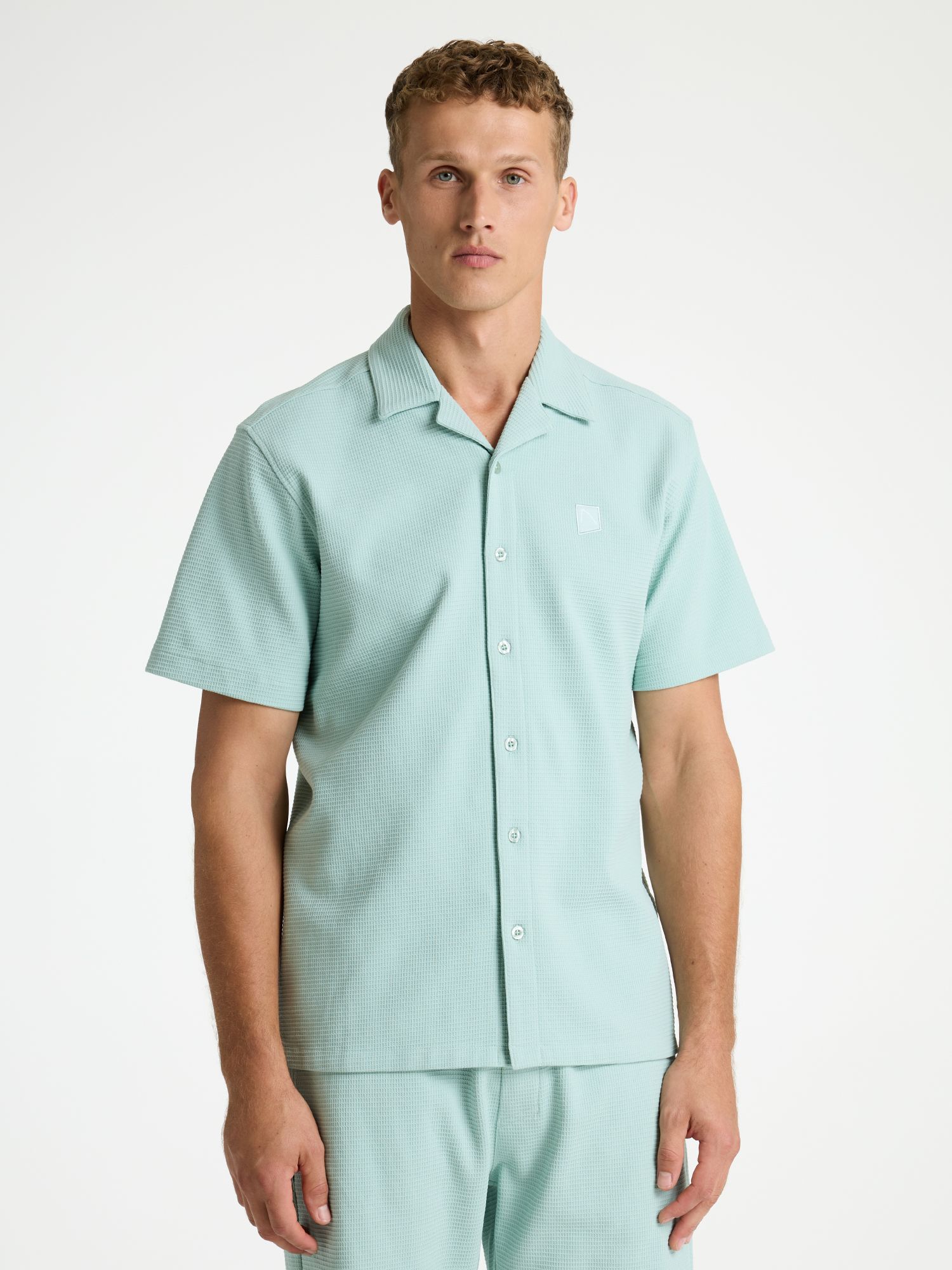 CHASIN' Shirts korte mouw Doby Structure